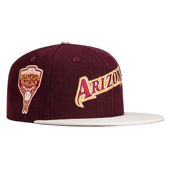 New Era Arizona Diamondbacks Velvet 59FIFTY Hat 1998 Inaugural Side Patch 7 1/2 - Picture 7 of 9